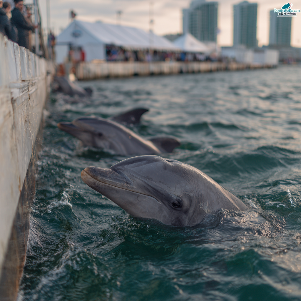 Wild bottlenose dolphins exhibit natural behaviors impossible to replicate in captivity